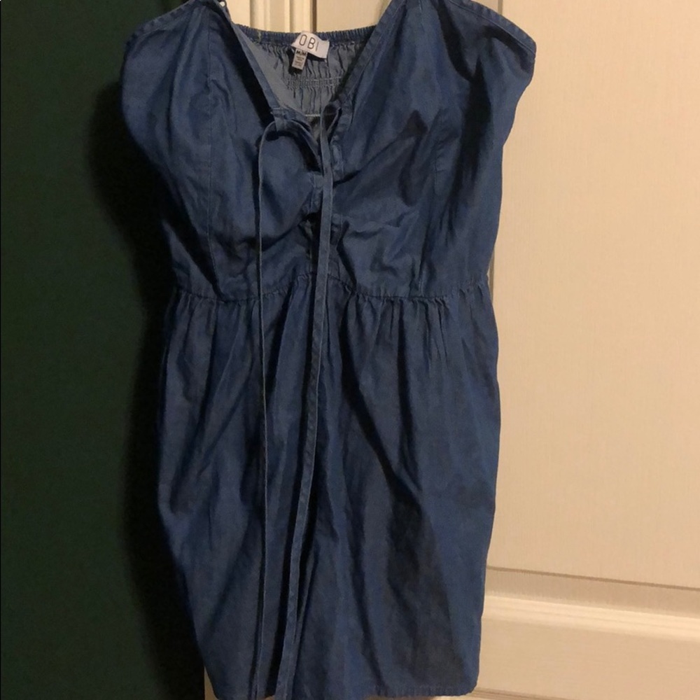 Denim romper